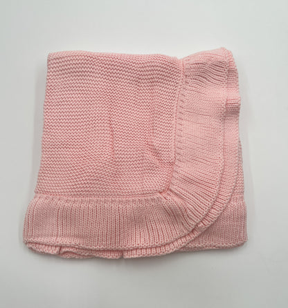 Knit Blanket - Ruffle