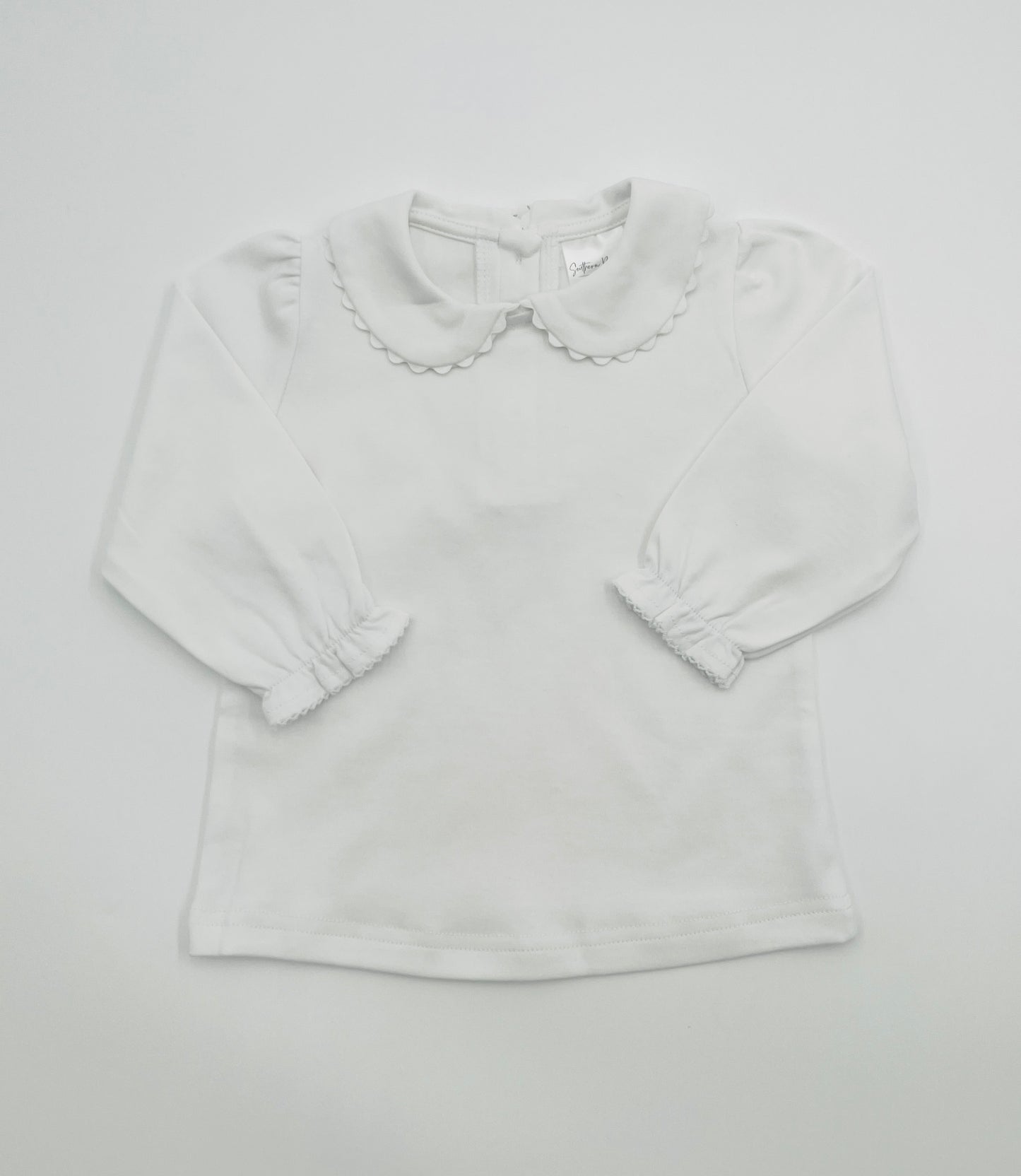 Scalloped collared shirts - LS