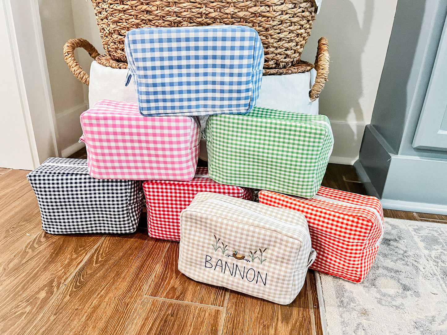 Gingham Everything Bag