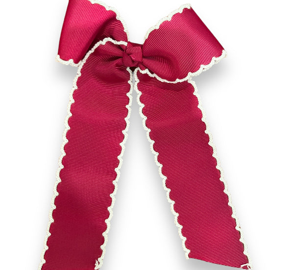 Medium Grosgrain Moonstitch hair bow