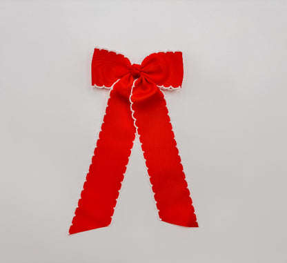 Medium Grosgrain Moonstitch hair bow