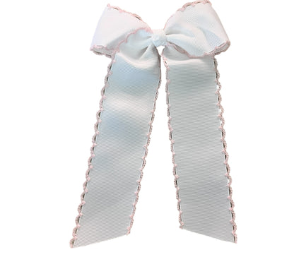 Medium Grosgrain Moonstitch hair bow