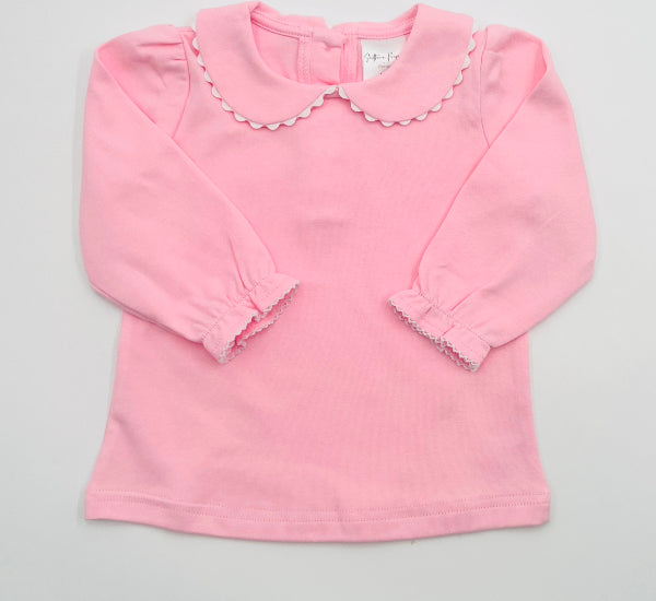 Scalloped collared shirts - LS