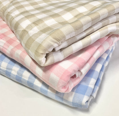 Gingham towels