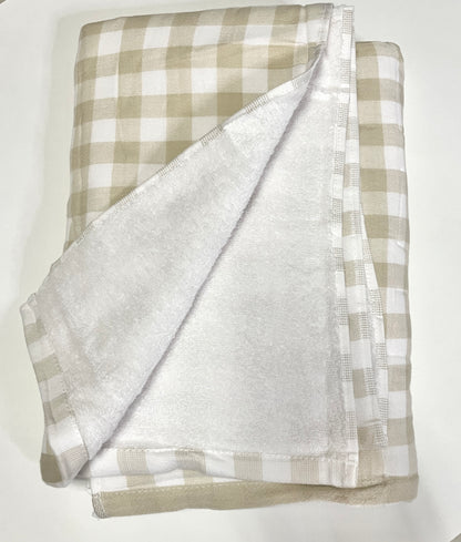 Gingham towels